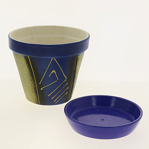 Горшок для цветов керамический Конус, 2.5л 000000000001160016