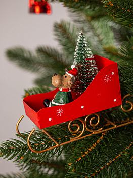 Декоративное украшение Сани 13,8х5х10,5см MANDARIN железо окрашенное 000000000001209308