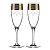 Набор бокалов для шампанского 2шт ПРОМСИЗ Барокко стекло 000000000001214371