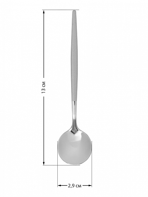 Ложка чайная LUCKY Modern розовый/серебро нержавеющая сталь A000117-1RZ 000000000001214282