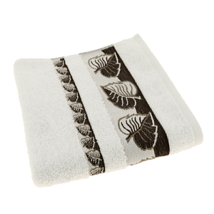 Пол-це 50х90 Лепестки Белый,хл100%,пл400 000000000001188129