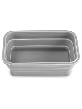 Контейнер складной 500мл серый силикон 000000000001229063