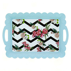 Поднос 42х30х4,6см SUN PLASTIK прямоугольный пластик 000000000001188639