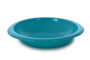 Тарелка столовая 0,75л пластик голубая Т0423 000000000001197363