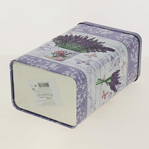 Банка для сыпучих продуктов 2,7л НОВЫЙ АРГУМЕНТ Лаванда жестяная 000000000001187789