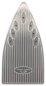 Утюг ECON ECO-BI2001 паровой электрический. Мощность 2000Вт. Керамическая подошва. Регулируемая температура. Функция сухого глажения. Пластик. 000000000001212414