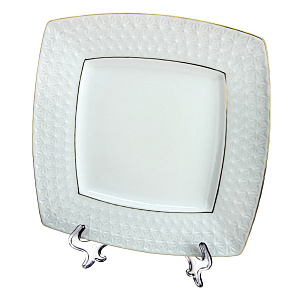 Десертная тарелка Снежная королева Коралл, 20 см 000000000001001224