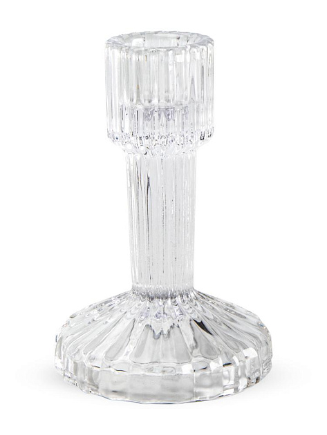 Набор подсвечников11см 2шт двухсторонний ST прозрачный стекло 000000000001228942