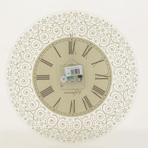 Часы Классика бежевая СО1-8 Состав: Пластик 000000000001196426