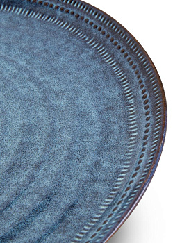 Тарелка обеденная 28см синий керамика 000000000001227200