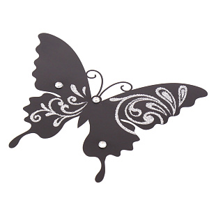 Стикеры c блестками Кокетка Room Decoration 000000000001127350