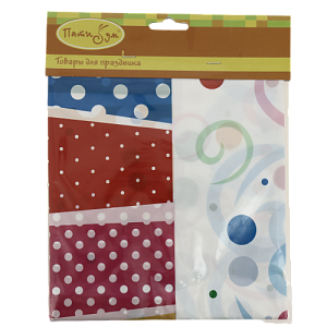 Скатерть СФЕРА Горошек полиэтиленовая 000000000001166948