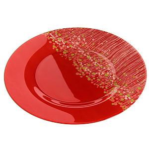 Плоская тарелка Flowerfield Red Luminarc 000000000001005496