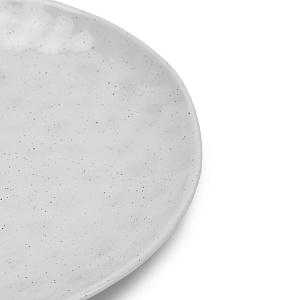 Тарелка обеденная 27см Соты серый глазурованная керамика 000000000001217627