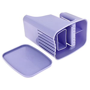 Подставка для столовый приборов 17х13,4х20см ПОЛИМЕРБЫТ универсальная пластик 000000000001165090