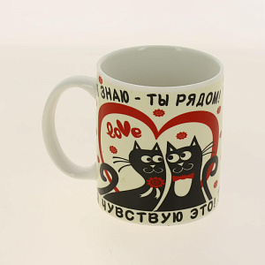 Кружка 350мл OLAFF Два силуэта подарочная упаковка фарфор 000000000001184059