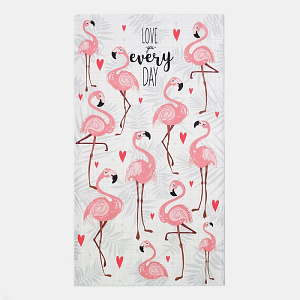 Набор кухонный в мешочке Фламинго (полотенце + формочки для печенья) 4685255 000000000001200859