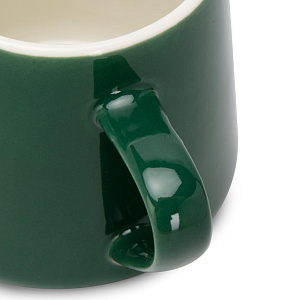 Кружка 340мл 7,6см DE'NASTIA Ель зеленый фарфор 000000000001226185