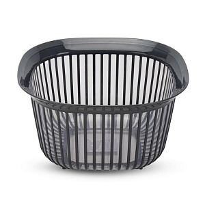 Миска 4л 25х25х14см квадратная двухцветная в ассортименте пластик 000000000001226460