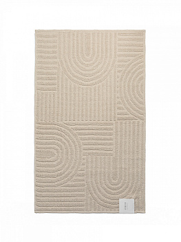 Коврик универсальный 60x100см DE'NASTIA Barbara букле молочный хлопок 000000000001228483