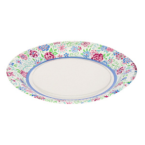Набор одноразовых тарелок Цветочный Микс Pap Star, 23 см, 10 шт. 000000000001142447