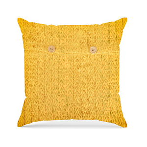 Наволочка декоративная 40х40см LUCKY WOVEN SGE-GRETA желтый хлопок 000000000001218024