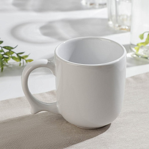 Кружка 380мл ДОЛЯНА Coffee break белый керамика 000000000001211133