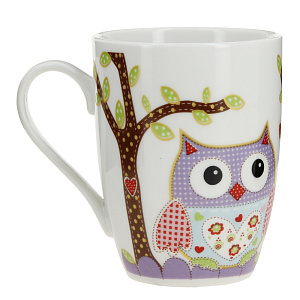Кружка 350мл Совы M020167/R030020 фарфор 000000000001168121