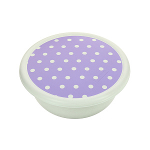 Набор мисок с крышками Violet Mix Plast-team, 1.2л, 2.1л, 3.2л, 3 шт. 000000000001120669