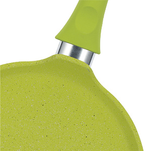 Сковорода блинная 22см KUKMARA Trendy style с ручкой антипригарное покрытие Lime алюминий 000000000001209038