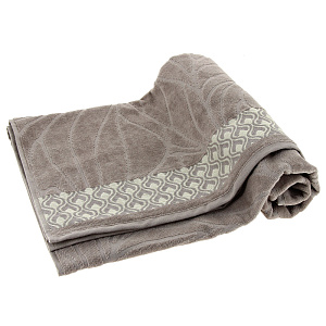 Полотенце банное Листья, 70х120 см 000000000001176706