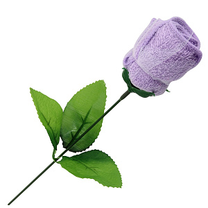 Полотенце Роза в тубе Софти, 20х20 см, хлопок 000000000001151790