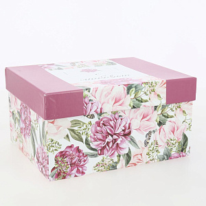 Коробка подарочная 21x17x11см РУТАУПАК ПИОН 000000000001210674