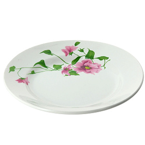 Мелкая тарелка Клематис Кубаньфарфор, 17.5 см 000000000001005832