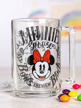 МИККИ И МИННИ Кружка 320мл ОСЗ Фитнес стекло 000000000001184146