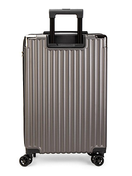 Чемодан на колесах S (36х22х55см) грани графит PC 000000000001226573