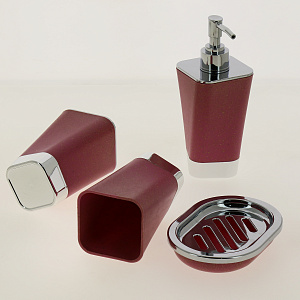 Набор для ванной, 4пр, квадр. R030185 000000000001173279