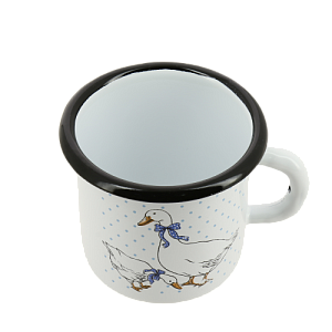 Кружка 400мл СТАЛЬЭМАЛЬ Гуси эмалированная сталь 000000000001207709