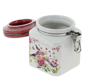 Банка с клипсой для сыпучих продуктов Коралл, 650мл 000000000001153863