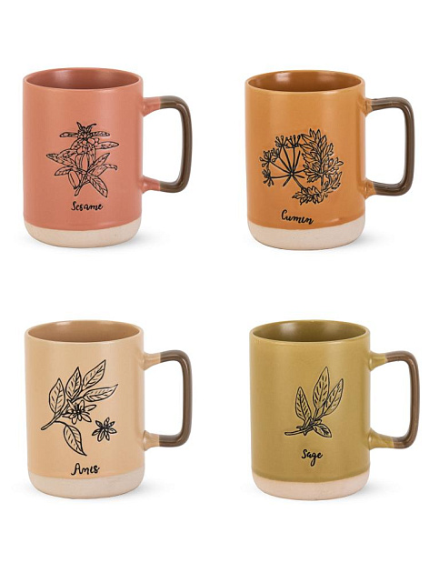 Кружка 400мл Ботаника керамика 000000000001229752