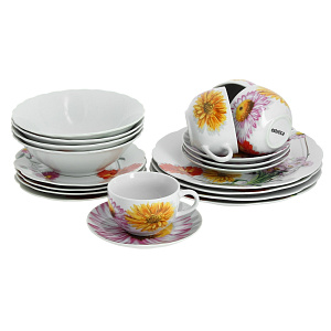 Столовый набор Французские ромашки Matissa, 20 предметов 000000000001119616