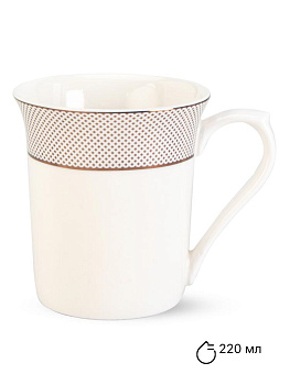 Кружка 220мл VERSAILLES фарфор 000000000001227173