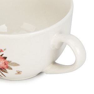 Пара чайная 250мл/блюдце Rose фарфор 000000000001220628