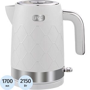 Чайник JVC, мощность 2150Вт, объем 1,7л, фильтр от накипи, съемная крышка, декорированный корпус и ручка 000000000001220059