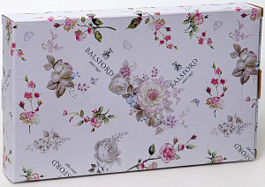 Блюдо овальное 30,5см BALSFORD Стефания на подставке подарочная упаковка фарфор 000000000001203930