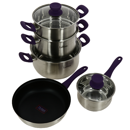 Набор посуды 8 предметов LADINA REGULAR Violetta нержавеющая сталь 000000000001204281
