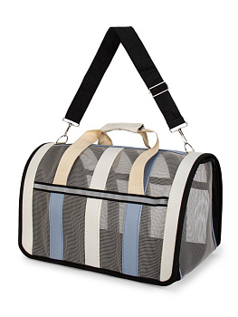 Pet carrier, 41*27*25cm, Oxford cloth, Оранжевый и голубой 000000000001231151