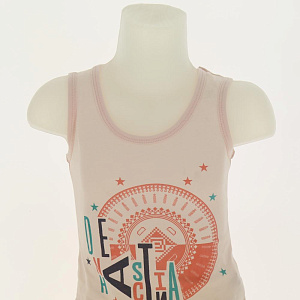 Майка для девочки DE'NASTIA трикотаж 158 (12-13лет) персик 100%Хлопок I000031 000000000001178175