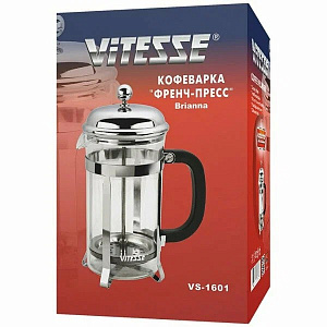 Френч-пресс 800мл VITESSE Briann стекло/нержавеющая сталь 000000000001213812