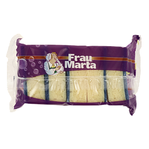 ГУБКИ для посуды 5шт ПЕННЫЙ ЭФФЕКТ FRAU MARTA 438934 000000000001198920